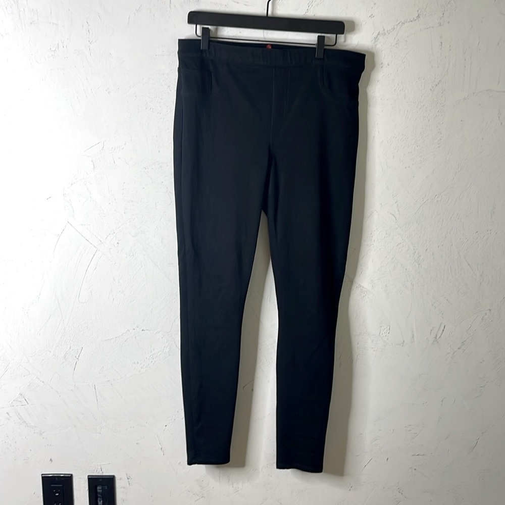 Spanx black jeggings size XL/TG